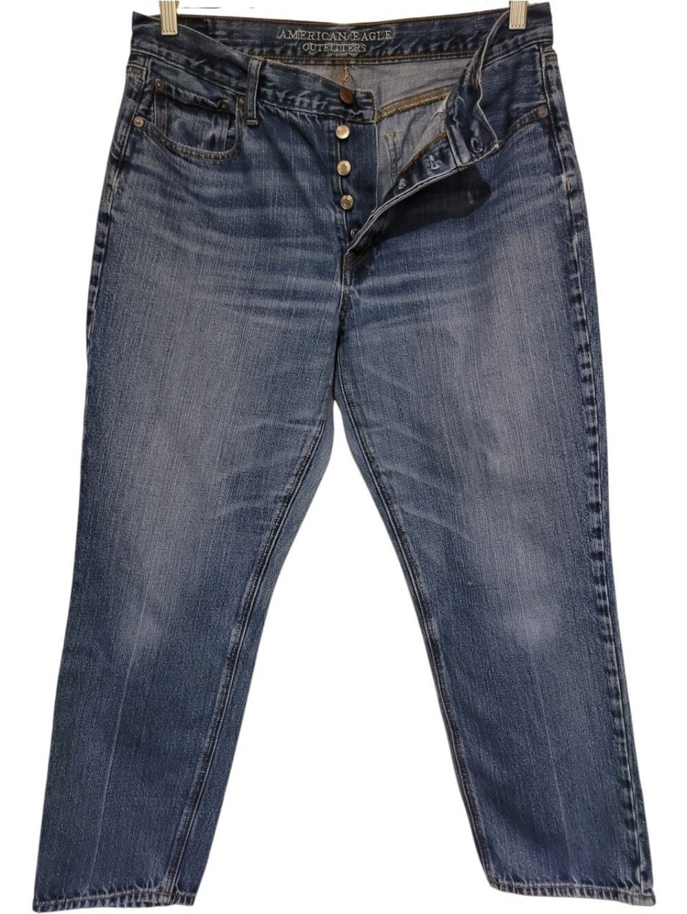 American Eagle AEO Vintage High Rise (Mom) Jeans Size 14, Measures 34 x 26.5